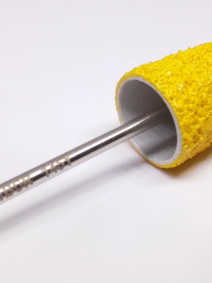 Reusable composite pedicure cap YELLOW Super Coarse 145 Y