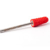 Reusable composite pedicure cap RED Coarse 50R