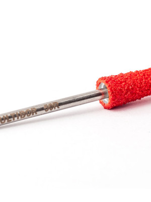 Reusable composite pedicure cap RED Coarse 50R