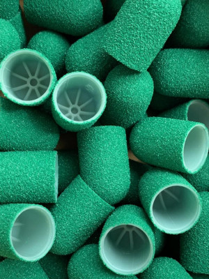 Replacement pedicure cap GREEN Medium C13G (1pc)
