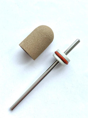 Pedicure bit with a removable composite cap Super Fine C10S