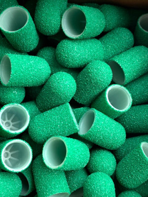Replacement pedicure cap GREEN Medium C10G (1 pc)